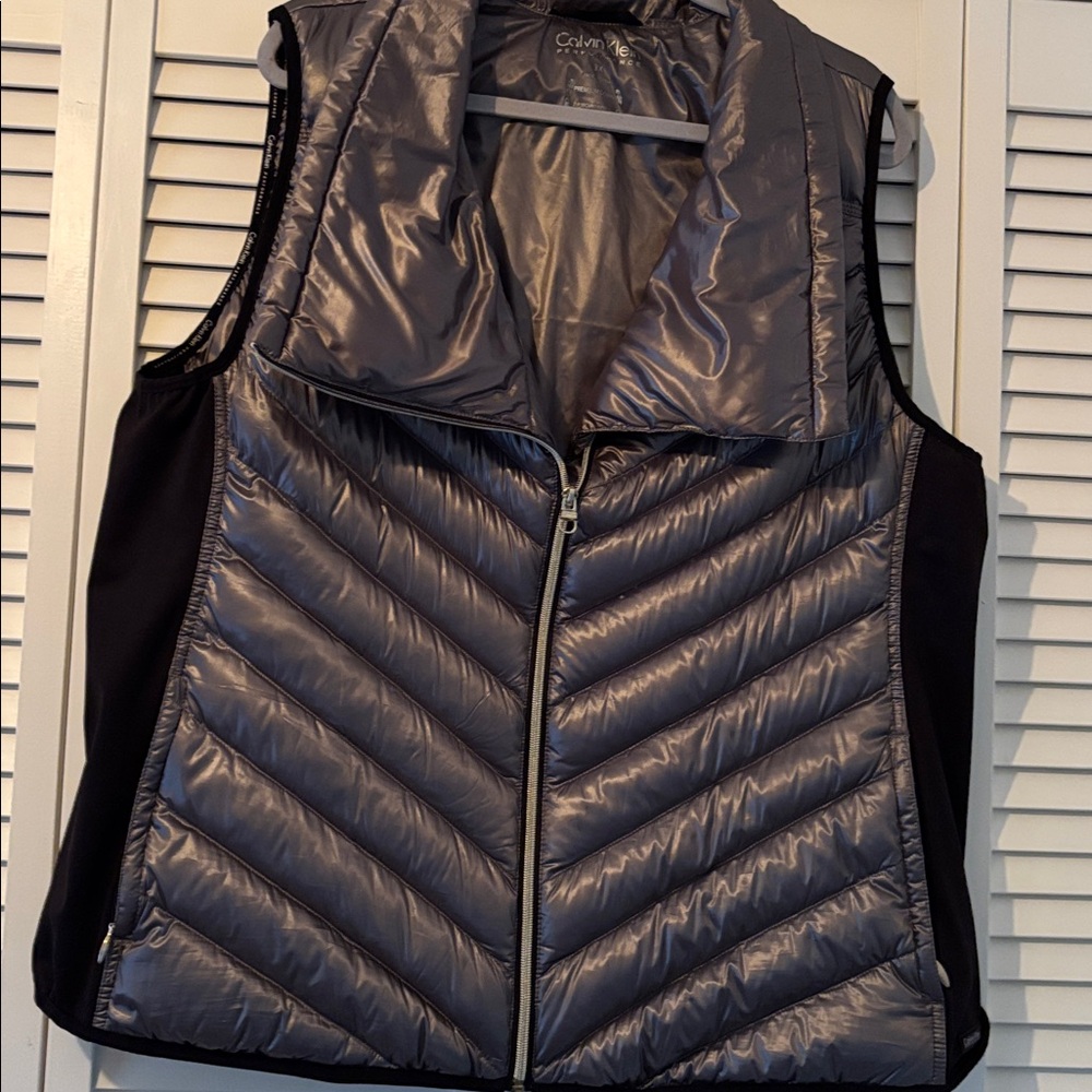 Calvin Klein Gray Puffer Vest